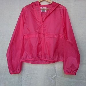 Nike shell jacket with hood. Hot Pink.